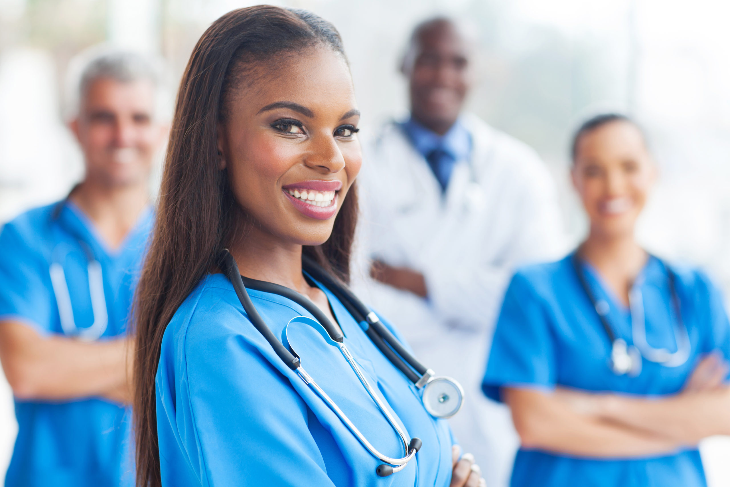 Nurse with a nice smile