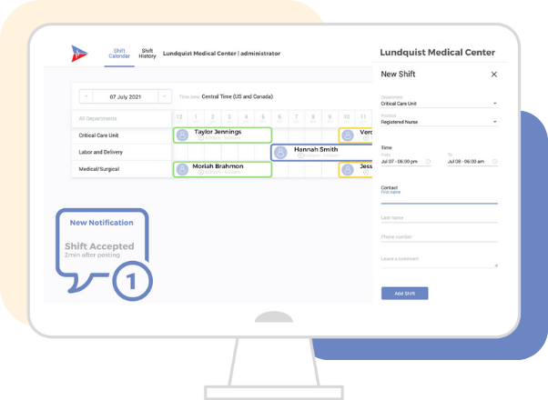 FleetNurse Portal Screen